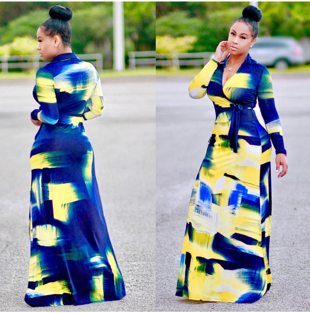 Women Dashiki Traditional Maxi  Dress