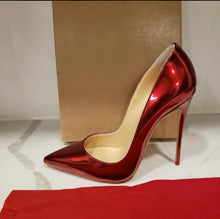 Load image into Gallery viewer, Red Patent Leather Heels
