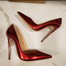 Load image into Gallery viewer, Red Patent Leather Heels
