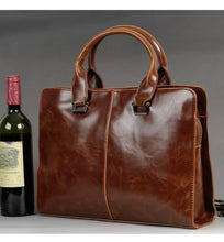 Load image into Gallery viewer, Briefcase Men&#39;s PU Leather Shoulder Messenger Bags
