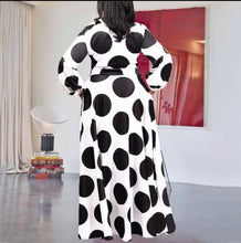 Load image into Gallery viewer, White Dot Bowtie Dress
