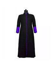 Load image into Gallery viewer, Black 3 Pleats Cassock  Made to Measure
