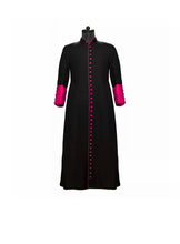 Load image into Gallery viewer, Black 3 Pleats Cassock  Made to Measure
