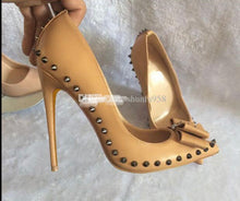 Load image into Gallery viewer, Rivets Spiked Heels
