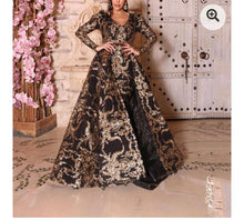 Load image into Gallery viewer, Sexy V-neck Sequin embroidered party Evening Dress
