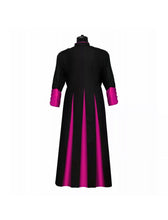 Load image into Gallery viewer, Black 3 Pleats Cassock  Made to Measure
