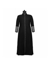 Load image into Gallery viewer, Black 3 Pleats Cassock  Made to Measure
