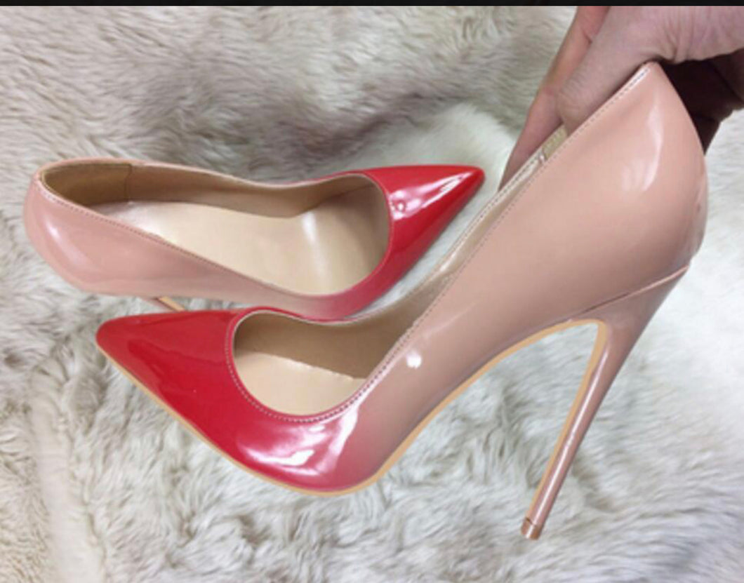 Red Nude Heel
