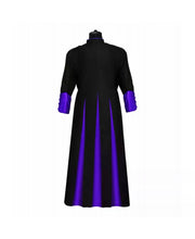 Load image into Gallery viewer, Black 3 Pleats Cassock  Made to Measure
