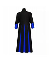 Load image into Gallery viewer, Black 3 Pleats Cassock  Made to Measure

