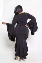 Load image into Gallery viewer, Women Cocktail Bodycon Dress Irregular Ruffle
