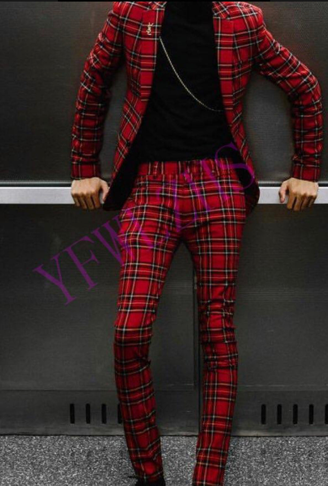 Handsome Men Notch suit