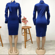 Load image into Gallery viewer, Lantern Sleeve Dress
