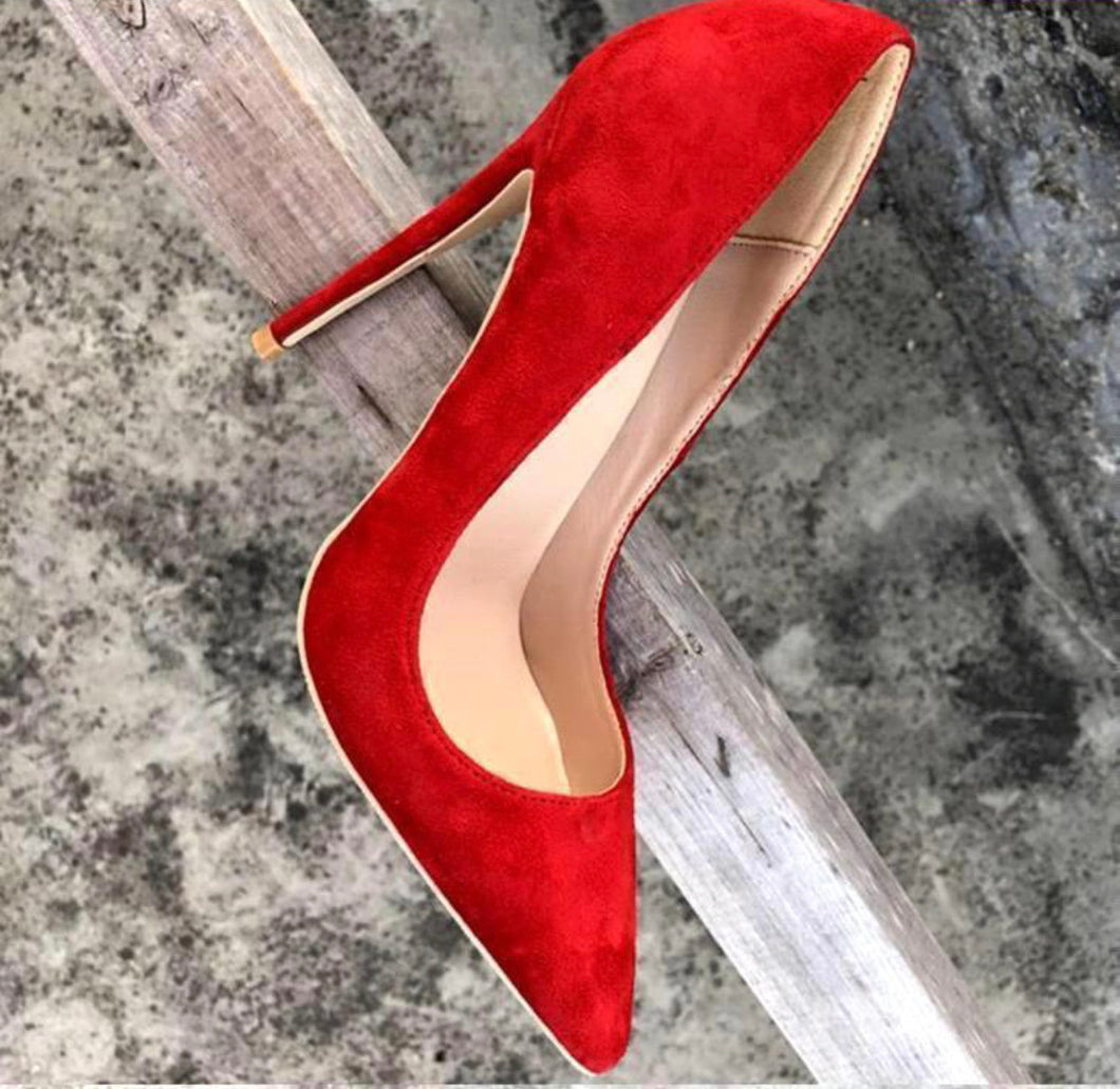 Suede Heels
